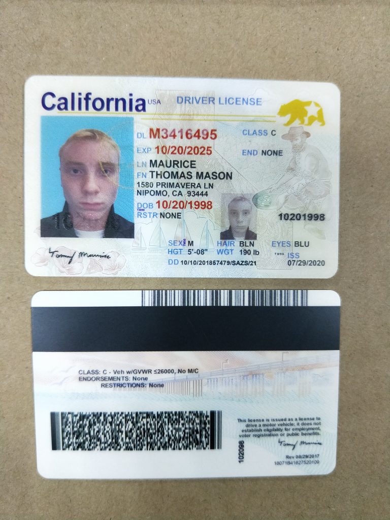 back of drivers license california        <h3 class=