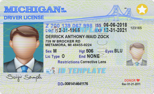 USA All States driver license PSD Template Package | Driving license