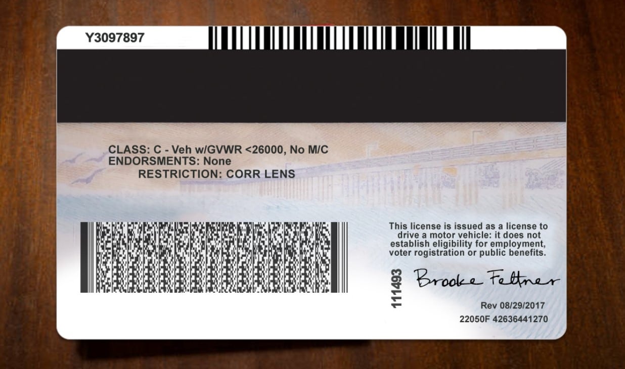 texas drivers license barcode specifications