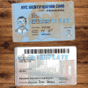 New York ID Card PSD Template