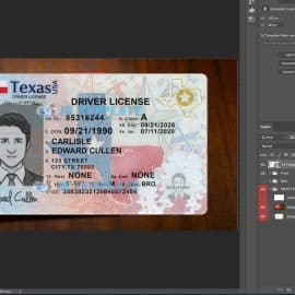 Texas Driving License PSD Template New
