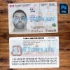 Canada Permanent resident card Template