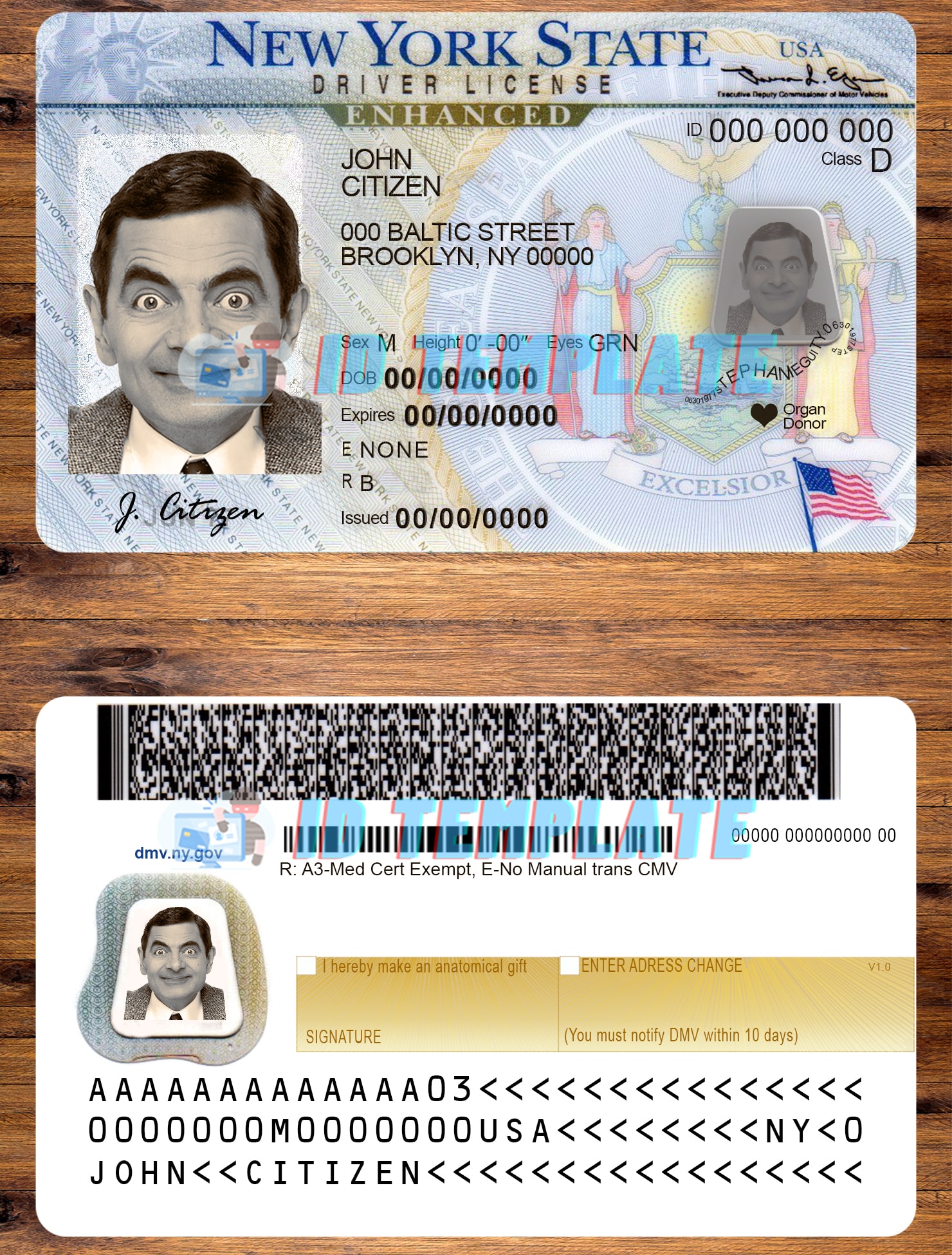New York Driving License Psd Template New 2020 Driving License Template