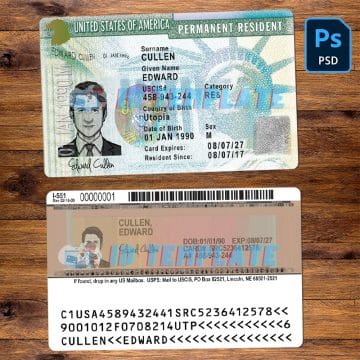 USA Permanent Resident card