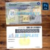 Vermont Driving license Template New