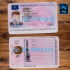France Driving Licence Template