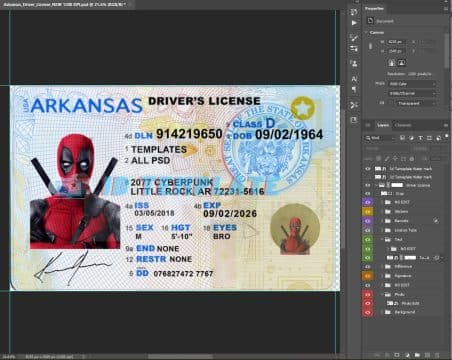 Arkansas Driving license New 7