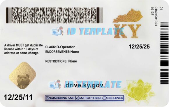 Kentucky Driving license