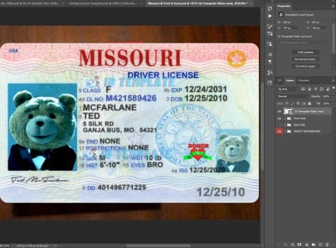 Missouri Driving license 8