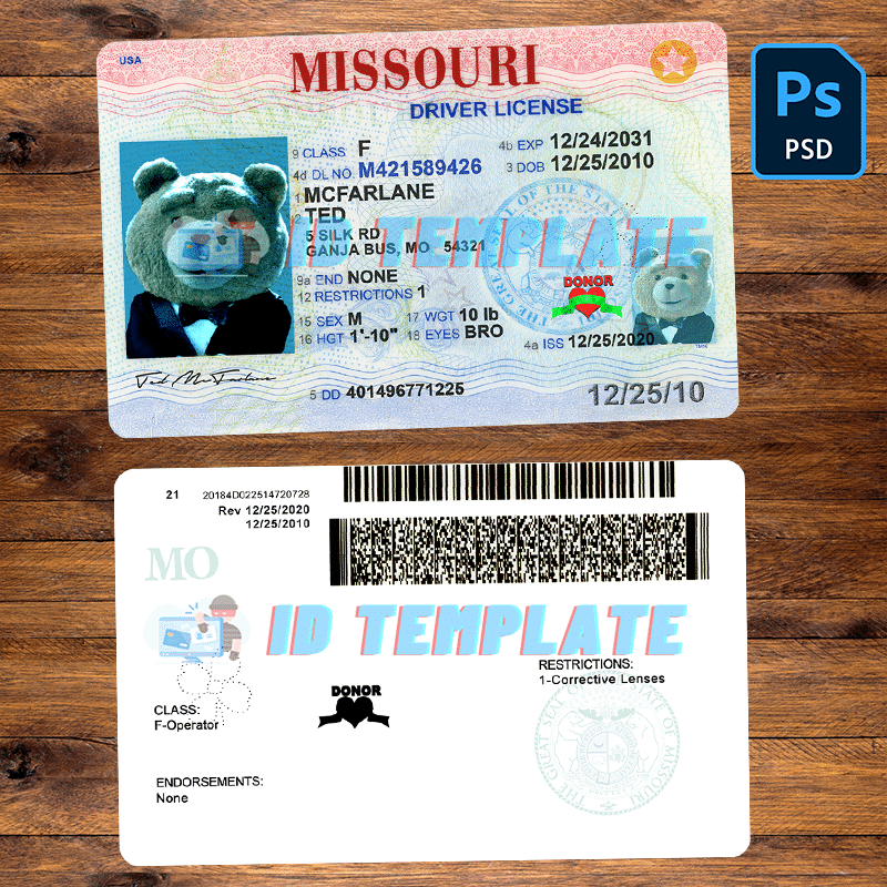 Missouri Driving license
