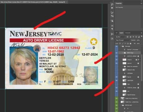 New Jersey Driving License New 11
