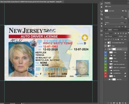 New Jersey Driving License New 6