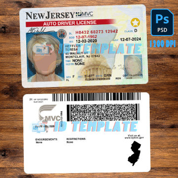 New Jersey Driving License New
