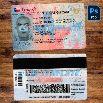Texas ID Card new