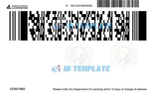 Washington ID Card 2