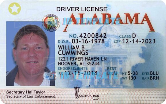 Alabama Driver license New