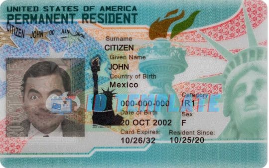 USA Green Card new