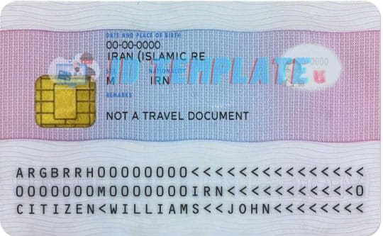 UK Residence Permit Template