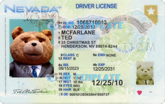 Nevada Driving license New