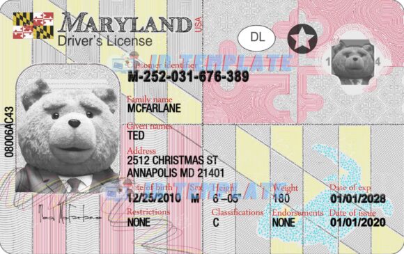 Maryland Driving license