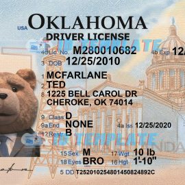 Oklahoma Driving license 1