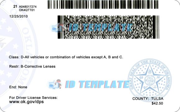 Oklahoma Driving license 2