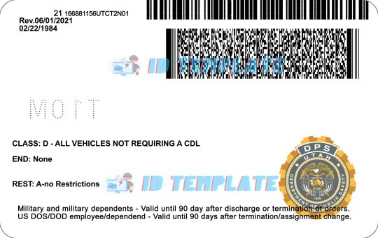 Utah Driving license New