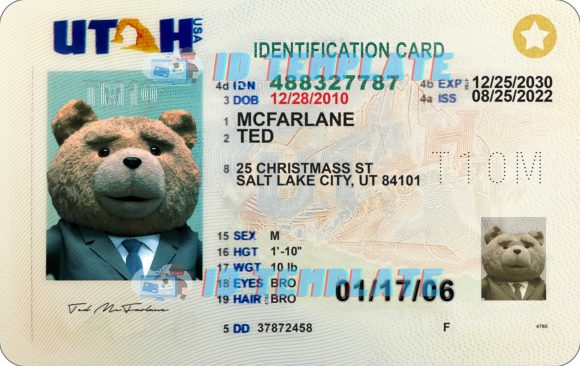 Utah ID Card New