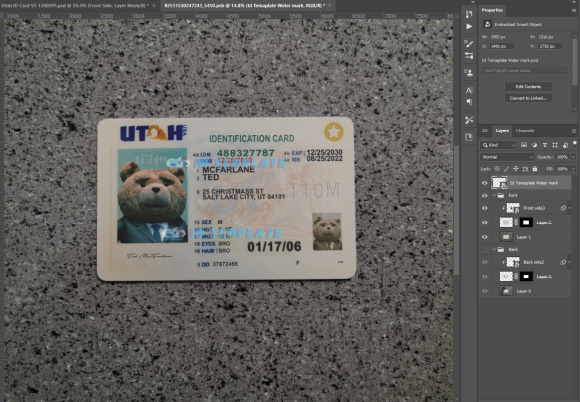 Utah ID Card New