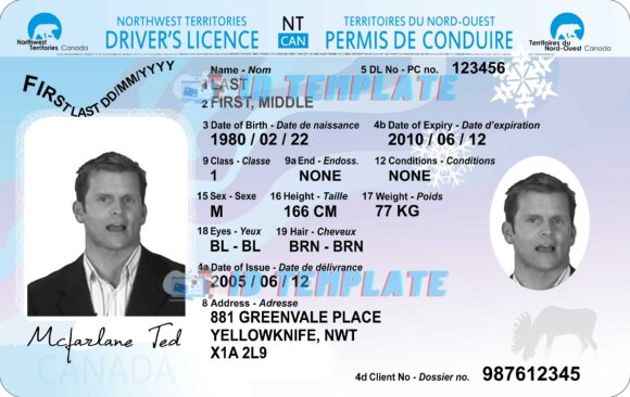Northwest Territories Driving license