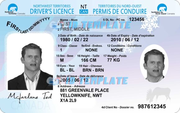 Northwest Territories Driving license