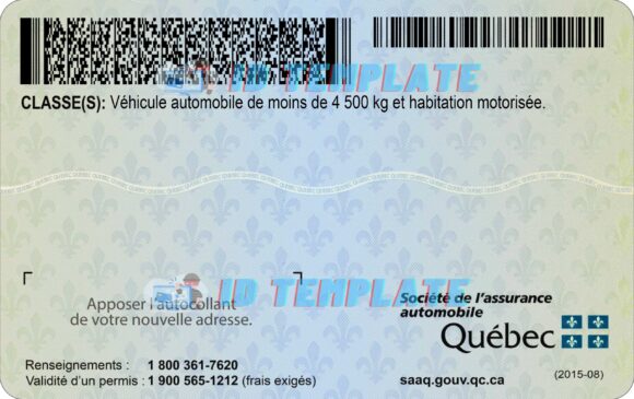 Quebec Driving license