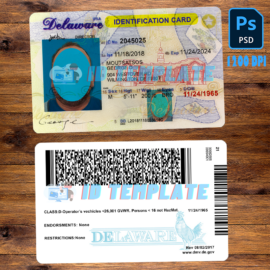 Delaware ID Card