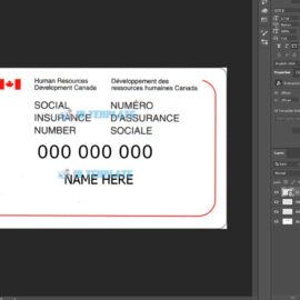 Canadian social insurance number Card