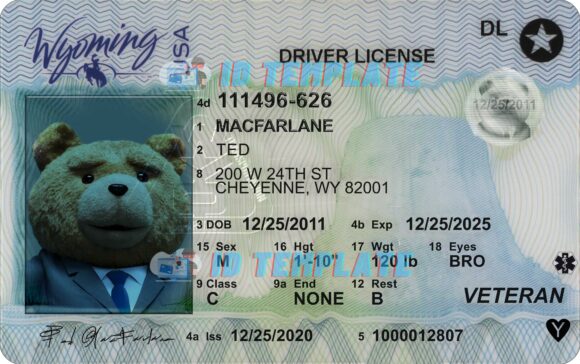 Wyoming Driving license