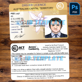 Australian Capital Territory Driving license