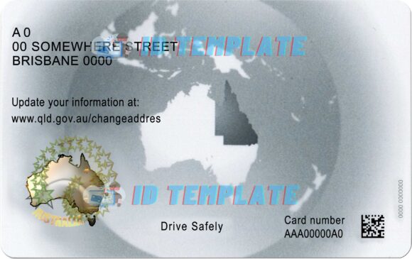 Australia Queensland Driving license