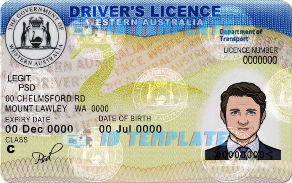 Western Australia Driving license
