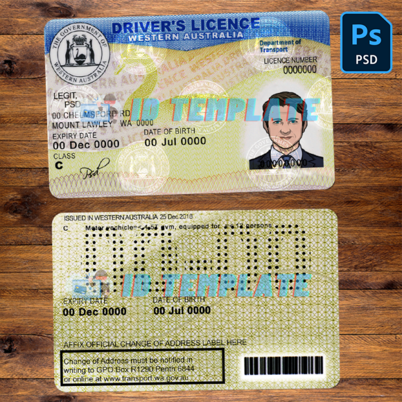 Western Australia Driving license