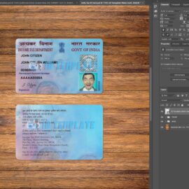 India Tax ID Card
