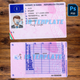 Italian Driver License