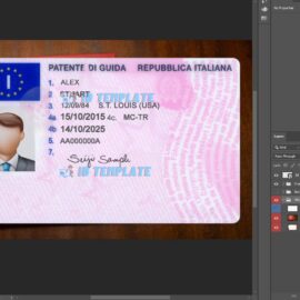 Italian Driver License