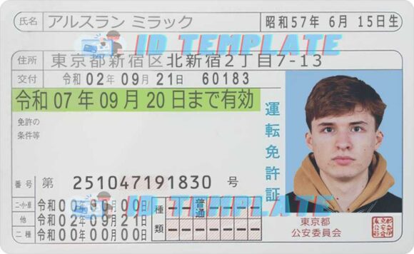 Japan Driver License