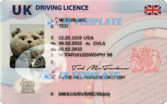 UK Driving license New