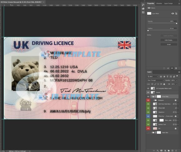 UK Driving license New