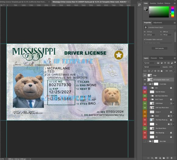 Mississippi New Driving License