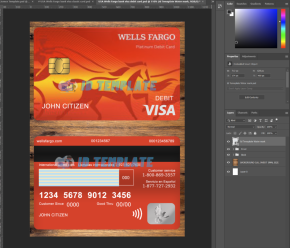 Wells Fargo Visa Debit card