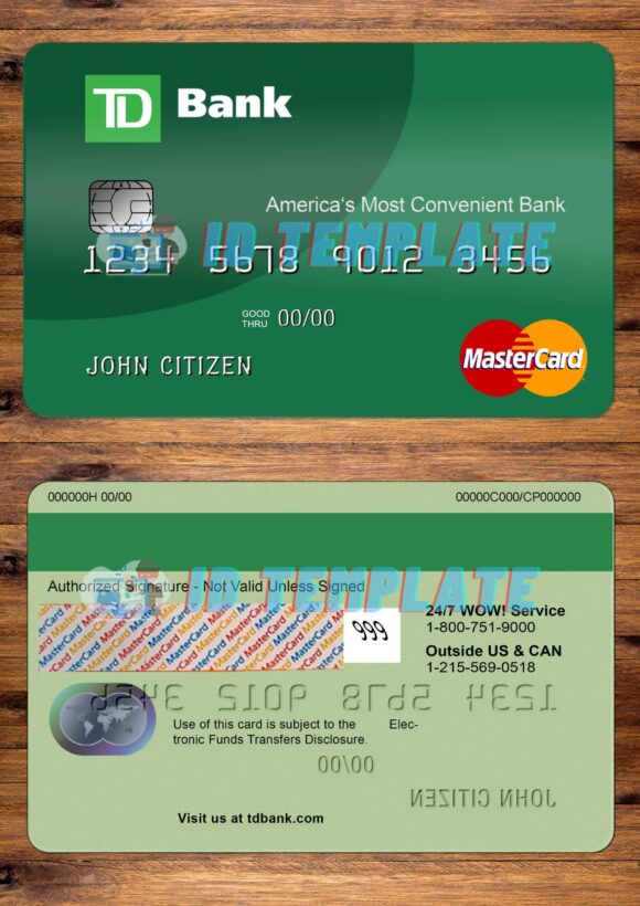 TD BANK Mastercard