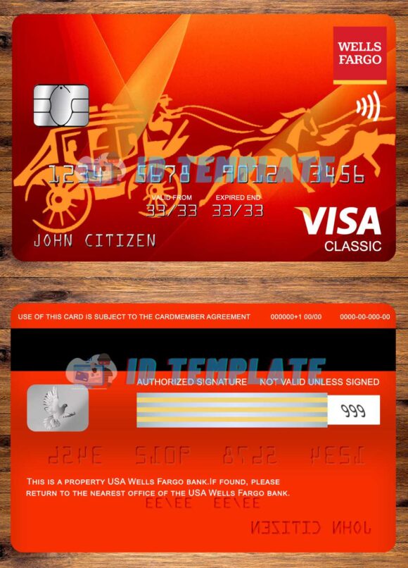 Wells Fargo Visa card