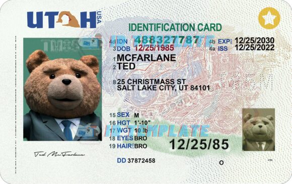 Utah New Driving license